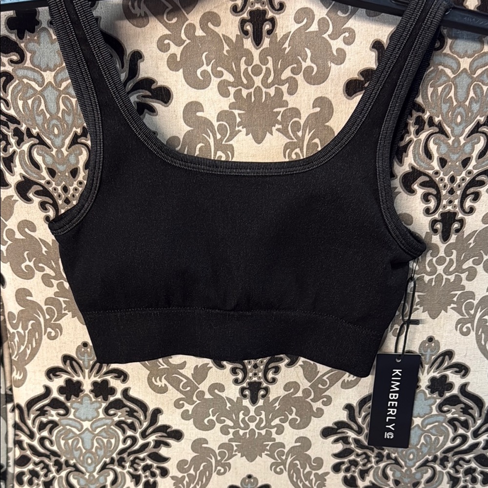 Kimberly Black Sports Bra